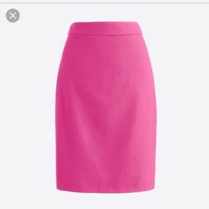 Pink j.crew wool skirt! 💕